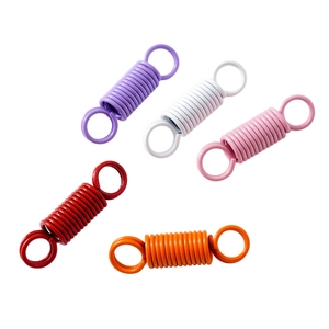 Fibbie ad anello a molla colorate in viola bianco rosa rosso e arancione per gioielli fai da te