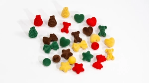 Mélange de breloques en velours floqué en forme d'étoile et d'ours pour loisirs créatifs
