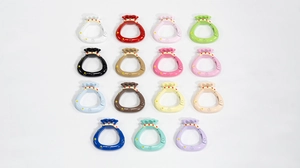 Colorful lucky bag spring buckles in fifteen vibrant shades for DIY accessory crafting
