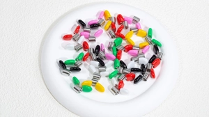 Bunte Perlen-Stopper-Federn für DIY-Schmuckherstellung und Bastelwerkzeuge