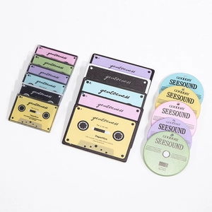 Retro Acryl Kassette CD Schallplatte Musik Anhänger Charms Für DIY Schlüsselanhänger Handyhülle Tasche Dekoration Vintage Schmuckzubehör