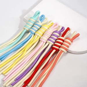 Colorful spiral knot wrist straps and lanyards for mobile phones in various vibrant colors