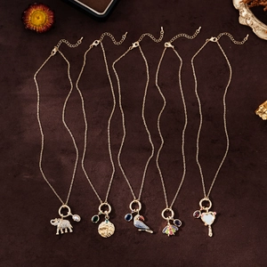 Vintage Koper Zirkoon Dier Hanger Zonder Ketting Goud Toekan Olifant Hart Zon Golf Charms Voor Vrouwen Sieraden Maken