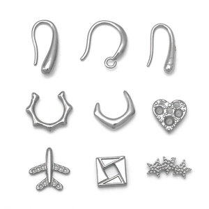 Stainless Steel DIY Jewelry Accessories Airplane Heart Star Shape Charms Pendants For Necklace Earring Bracelet Making