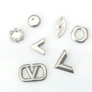 Pendentifs en acier inoxydable poli de forme géométrique en V et ronds pour bijoux DIY