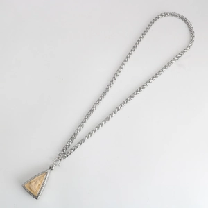 Stainless Steel Wheat Chain For Men Women Thai Amulet Spiga Chain Necklace Silver Color Spiga Link Necklaces Religious Jewelry