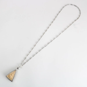 Vintage Stainless Steel Spring Link Chain Necklace For Thai Buddha Amulet Religious Jewelry For Men Women Thick Long Chain