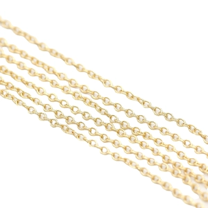 Αλυσίδα επέκτασης 14K επιχρυσωμένη για DIY κατασκευή κοσμημάτων και αξεσουάρ χειροτεχνίας