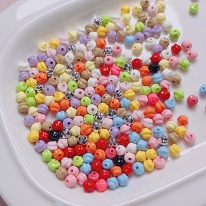 Perline Sciolte a Spirale in Acrilico Verniciato per Creazione Gioielli Fai da Te Braccialetti Collane Catene per Cellulari Accessori Fatti a Mano