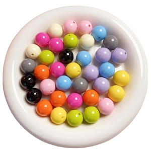 Bunte 16mm Makronen Acrylperlen für DIY Schmuckherstellung und Bastelbedarf Zubehör