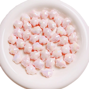 Schattige roze iriserende spook acryl kralen voor DIY armbanden en sieraden maken