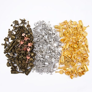 Assortiment de breloques vintage en alliage or argent et bronze pour bijoux DIY