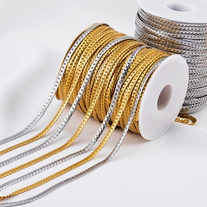 Vacuum Plated Stainless Steel Herringbone Chain Accessories For DIY Jewelry Making Necklaces Bracelets Minimalist Crafting