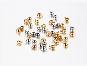 Macro di terminali per bracciali placcati oro e argento per la creazione di gioielli