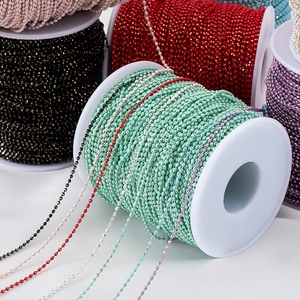 Πολύχρωμες χάλκινες αλυσίδες DIY σε καρούλια για κοσμήματα και διακόσμηση νυχιών
