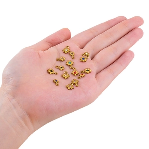 Handheld set of colorful stainless steel star pendants with rhinestones for DIY jewelry
