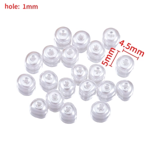 Λεπτομέρεια macro από λευκές πέρλες ABS 5mm με τρύπα 1mm για χειροποίητα κοσμήματα