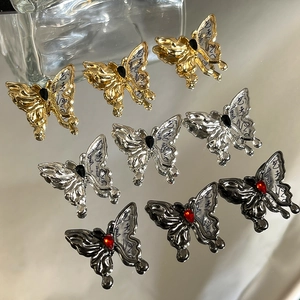 Tinten-Schmetterling-Anhänger aus Legierung in Gold, Silber und Anthrazit für DIY