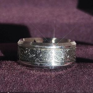 Celtic Knot Stainless Steel Ring For Men Vintage Nordic Dragon Pattern Band Ring Fashion Titanium Steel Jewelry Silver Ring
