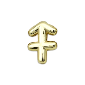Polierter goldener Schütze Sternzeichen Anhänger für DIY Halsketten und Schmuck