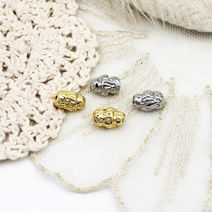 18K vergoldete und versilberte Tier-Zwischenperlen für DIY-Schmuck Halsketten
