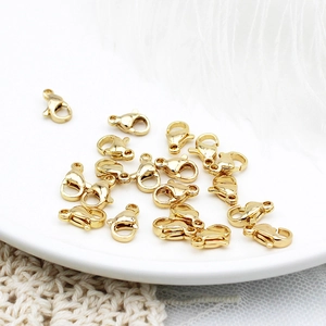 18K gold plated lobster clasps for DIY necklace and bracelet jewelry making