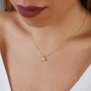 Collana Minimalista In Acciaio Inossidabile Con Iniziale Per Donna Pendente A Cuore Con Alfabeto Placcato Oro Gioielli Di Moda