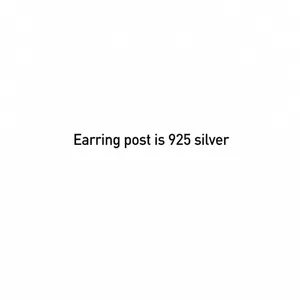 Baroque pearl geometric earrings featuring 18K gold plating and 925 silver ear pins