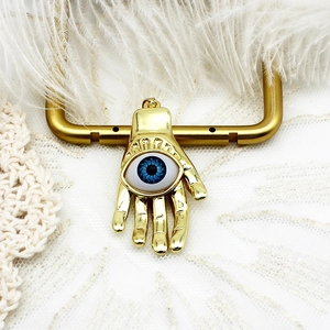 18K Real Gold Plated Copper Evil Eye Pendants For Jewelry Making DIY Hamsa Hand Heart Star Moon Zirconia Charms Accessories