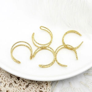 Bague en Cuivre Plaqué Or 18K Avec Corde Torsadée pour Femme Accessoires de Bijoux DIY Minimalistes Bague Réglable