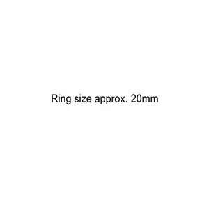 Größenberater für 18K vergoldeten Sonnenblumenring mit einem Durchmesser von ca. 20mm