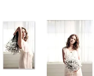 Robe blanche élégante sans manches en mousseline avec col à nouer et détails