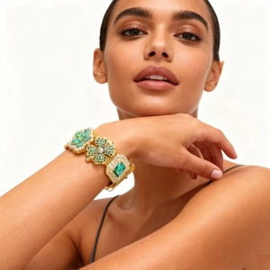 Handmade Stainless Steel 10mm Mesh Strap Bracelet For Women DIY Sliding Charm Bracelet With Rhinestone Evil Eye Clover Flower Pattern Fashion Jewelry Gift