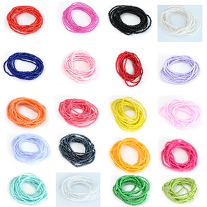 20 color options of minimalist Miyuki glass seed bead bracelet and necklace sets