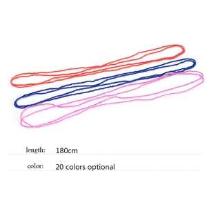 Minimalistische 180cm lange bunte Miyuki Glasperlenkette und mehrlagiges Armband