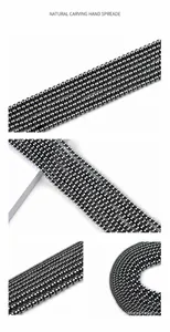 Macro-detail van 4mm Terahertz ronde kralen met hooggepolijste zwarte metallic afwerking