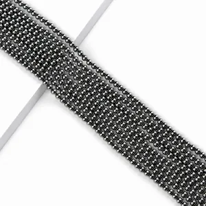 Gepolijste 4mm terahertz edelsteen kralen met metallic spiegelafwerking voor sieraden