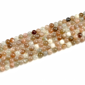 Gemengde natuurlijke zonnesteen en maansteen kralen voor DIY sieraden en handwerk