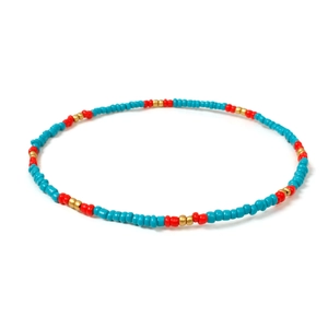 Colorful Bohemian Seed Bead Choker Necklace For Women Handmade Glass Bead Summer Beach Vacation Daily Jewelry Accessory