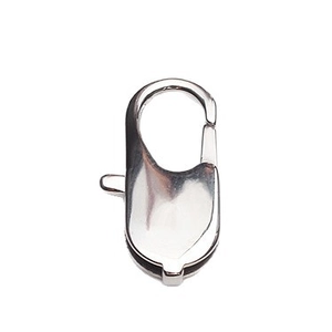 Cierre rectangular de acero inoxidable 316 pulido para joyería collares y pulseras