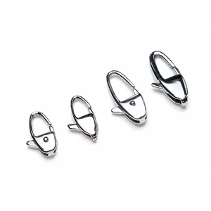 Cierre de Langosta de Acero Inoxidable 316 Conector de Joyería Pulido Accesorios DIY Para Hacer Collares Bolsos Estilo Minimalista