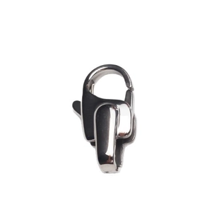 Polished 316 stainless steel lobster clasp for jewelry making and bag hardware accessories