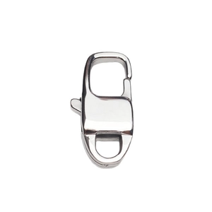 316 Stainless steel lobster clasp connector with spring gate for jewelry making