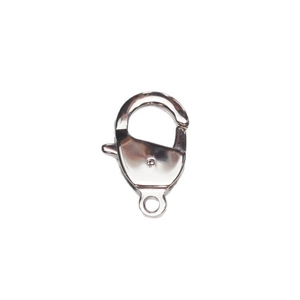 Polished 316 stainless steel lobster claw clasp for jewelry making and necklace DIY