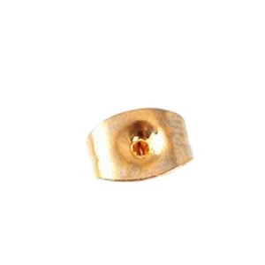Golden stainless steel butterfly earring backs for DIY jewelry making accessories