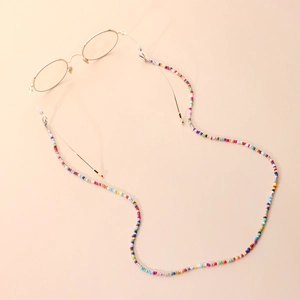 Colorful Handmade Seed Bead Glasses Chain Multifunctional Mask Lanyard For Women Eyewear Accessory Anti-lost Bead Strap