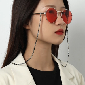 Boho Brillenperlenkette Damen Rutschfestes Brillengestell Maskenhalter Perlenband Modeschmuck Zubehör