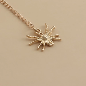 Sexy golden spider pendant leg chain with elastic strap for beach style fashion