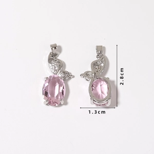 Schmetterling-Anhänger mit Zirkonia, Maße 2,8 x 1,3 cm, für DIY-Schmuckherstellung