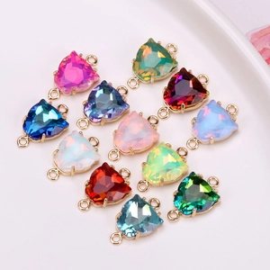 Leopard Head Copper Pendants Gold Plated Connector For Necklace Bracelet Making DIY Artificial Crystal Charm Jewelry Making